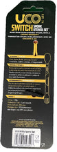 Load image into Gallery viewer, UCO Switch Spork Utensil Set w/Tether Retro Sunrise F-SP-SWITCH