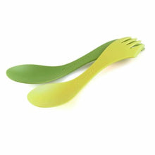 Load image into Gallery viewer, Light My Fire Spork Extra-Medium XM Spoon-Fork-Knife Utensil Lime/Green 2-Pack