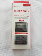 Load image into Gallery viewer, ECOXGEAR EcoBoost USB-C Cell Phone / Android Charger w/10-Year Battery 2-Pack