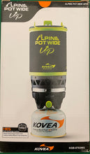 Load image into Gallery viewer, Kovea Alpine Pot Wide UP Stove & 1.5L Pot, Heat Exchange System, Piezo Ignition