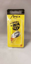Load image into Gallery viewer, Apex Tackle Walleye Spinner Fishing Lure - Yellow w/Super Sharp Matzuo Hooks