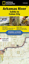 Load image into Gallery viewer, National Geographic Arkansas River Salida-Cañon City Fish/Recreation Map Guide