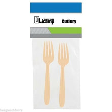 Load image into Gallery viewer, Olicamp Tan Cutlery 2-Pack Forks Light Weight Fork