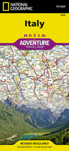 Load image into Gallery viewer, National Geographic Adventure Map Country of Italy Europe AD00003304