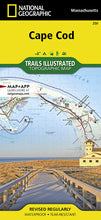 Load image into Gallery viewer, National Geographic Trails Illustrated Massachusetts Cape Cod Map TI00000250