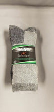 Load image into Gallery viewer, Terramar Merino Wool Blend Sock Size L 2-Pair Midweight Hiker Socks