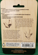 Load image into Gallery viewer, UCO Survival Fire Striker Ferro Rod Multi-Tool Black w/Lanyard MT-FS-SVKIT