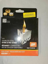 Load image into Gallery viewer, Esbit Folding Stove & Pot Stand w/Solid Fuel Tablet Tray-Also Use Alcohol Burner