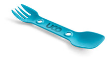 Load image into Gallery viewer, UCO Utility Spork Fork-Spoon-Knife Combo 7'' Utensil 2-Pack Gold / Rich Sky Blue