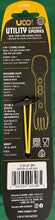 Load image into Gallery viewer, UCO Utility Spork Fork-Spoon-Knife Combo 7'' Utensil 2-Pack Camp Green / Charcoal
