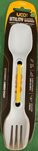 Load image into Gallery viewer, UCO Utility Spork Fork-Spoon-Knife Combo 7'' Utensil 2-Pack Stone Blue/Sand Stone