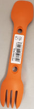 Load image into Gallery viewer, UCO Utility Spork Fork-Spoon-Knife Combo 7'' Utensil Ember Orange F-SP-UT-BULK