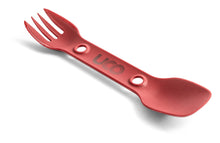 Load image into Gallery viewer, UCO Utility Spork Fork-Spoon-Knife Combo 7'' Utensil Picante Red F-SP-UT-BULK