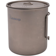 Load image into Gallery viewer, Olicamp Space Saver Ultralight Titanium 750ml Mug w/Folding Handles, Lid, & Bag