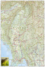 Load image into Gallery viewer, National Geographic Adventure Map Myanmar (Burma) AD00003025