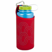 Load image into Gallery viewer, Nalgene Insulated Neoprene 32oz Bottle Sleeve/Carrier Red w/Loop & Carabiner
