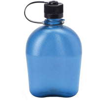 Load image into Gallery viewer, Nalgene Sustain Oasis Narrow Mouth 32 oz Blue Canteen Water Bottle w/Black Cap
