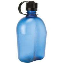 Load image into Gallery viewer, Nalgene Sustain Oasis Narrow Mouth 32 oz Blue Canteen Water Bottle w/Black Cap