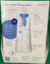 Load image into Gallery viewer, Katadyn BeFree 1.0L Collapsible Bottle Blue w/0.1 Micron Ez-Clean Filter 8018006