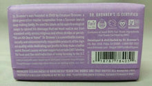 Load image into Gallery viewer, Dr Bronner's / Bronners Hemp Lavender Pure-Castile Magic Bar Soap Organic