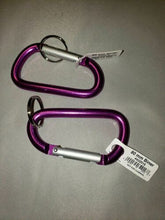 Load image into Gallery viewer, Liberty Mountain Multi-Biner 80mm (3.15") HA Aluminum Carabiners Purple 2-Pack