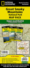 Load image into Gallery viewer, National Geographic TN/NC Great Smoky Map Bundle TI01020586B