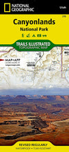 Load image into Gallery viewer, National Geographic Trails Illustrated Utah Canyonlands National Park Map TI00000210