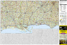 Load image into Gallery viewer, National Geographic Adventure Map US Southeastern Plains & Gulf Coast AD00003125