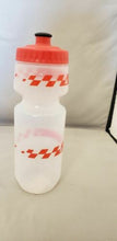 Load image into Gallery viewer, Specialized Big Mouth 24oz Bicycle Water Bottle Clear w/Red Racer & Red Lid