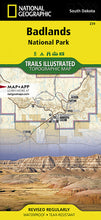 Load image into Gallery viewer, National Geographic SD Badlands National Park Trails Illustrated Map TI00000239