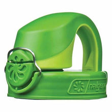 Load image into Gallery viewer, Nalgene On The Fly 24oz Water Bottle Clear w/Sprout Green OTF Cap - BPA Free
