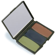 Load image into Gallery viewer, Hunter's Specialties Camo-Compac 3-Color Woodland Makeup Compact Kit w/Mirror