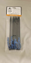 Load image into Gallery viewer, Liberty Mountain Black Anodized Aluminum 9" Y Tent Pegs / Stakes 6-Pack