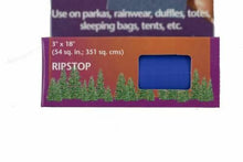 Load image into Gallery viewer, Kenyon K-Tape 3" x 18" Royal Blue Ripstop Nylon Adhesive-Backed Repair Tape