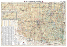 Load image into Gallery viewer, National Geographic Benchmark Maps Oklahoma OK Road & Recreation Map BE0BENOKRM