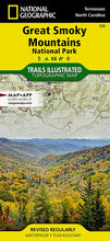 Load image into Gallery viewer, National Geographic Trails Illustrated TN/NC Great Smoky Mtns Nat Park Map TI00000229