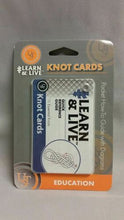 Load image into Gallery viewer, Ultimate Survival UST Knot Tying Cards Durable Waterproof 11 Essential Knots