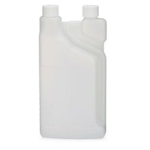 Load image into Gallery viewer, Bettix Twin Neck 32oz Measure & Pour Dispensing Bottle w/Caps + Pivot Spout Cap