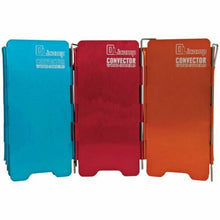 Load image into Gallery viewer, Olicamp Convector Windshield Anodized Aluminum Windscreen Orange w/Stuff Bag