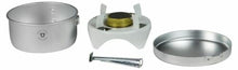 Load image into Gallery viewer, Trangia Open Spirit Camping Set w/Alcohol Stove, 1.5L Pot, Frypan, Handle