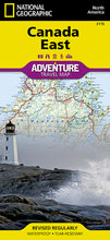 Load image into Gallery viewer, National Geographic Adventure Map Canada East AD00003115