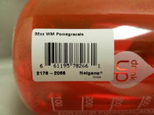 Load image into Gallery viewer, Nalgene Wide Mouth 32oz Loop Top Water Bottle Pomegranate w/Yel. Lid BPA Free
