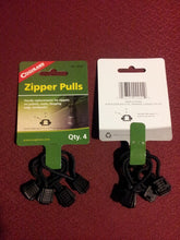 Load image into Gallery viewer, Coghlan's Zipper Pulls 4-Pack Backpacking Camping Fishing Coghlans 9944