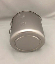Load image into Gallery viewer, Evernew Titanium Ti Ultralight Mug Pot 900 950ml w/Pour Spout/Lid/Handles ECA539
