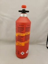 Load image into Gallery viewer, Trangia 1.0 L Red HDPE Fuel Bottle w/Safety Valve for Filling Alcohol Stoves