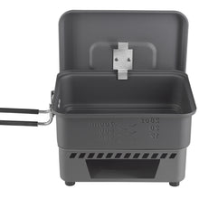 Load image into Gallery viewer, Esbit Solid Fuel Stove Cookset Windscreen w/1100ml Pot, Handles & Lid E-CS1100HA