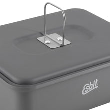 Load image into Gallery viewer, Esbit Solid Fuel Stove Cookset Windscreen w/1100ml Pot, Handles & Lid E-CS1100HA