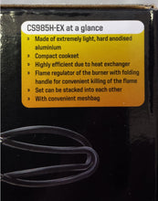 Load image into Gallery viewer, Esbit Alcohol Burner & Trekking Cookset Stove 985ml Pot w/Fry Pan Lid E-CS985HA