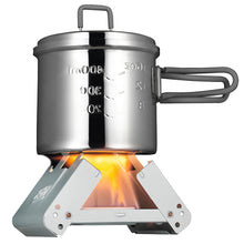 Load image into Gallery viewer, Esbit Folding Medium Pocket Stove w/2 Solid 27g Fuel Tablets E-STOVE-2X27