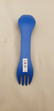 Load image into Gallery viewer, Humangear GoBites Uno Spoon/Fork Combo Utensil Dark Blue OEM - Sturdy BPA-Free